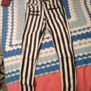 Beetlejuice Striped Skinny Jeans